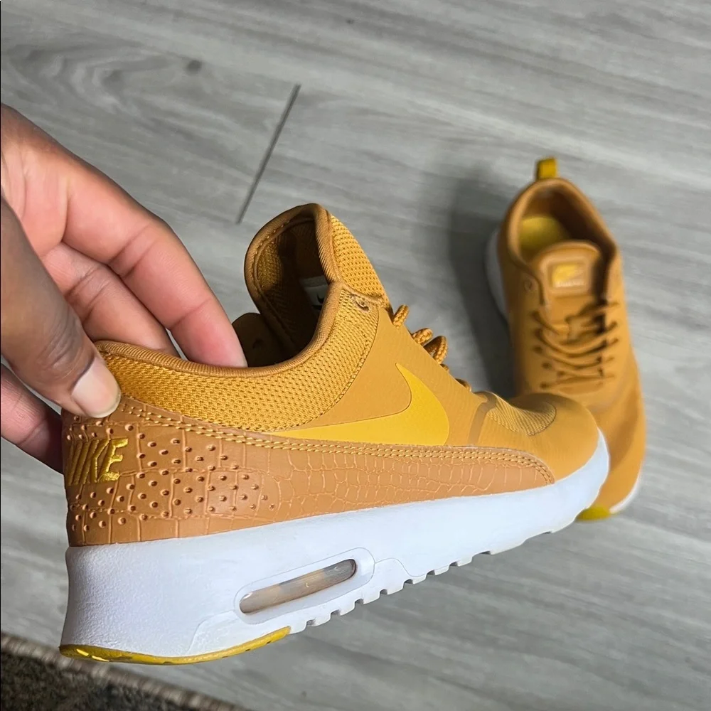 Nike Air Max Thea Mustard Yellow Sneakers